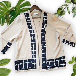 Vintage Tan Crepe Jacket, sz M-L